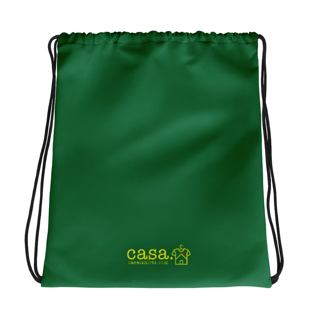 Brazil Map Drawstring Bag