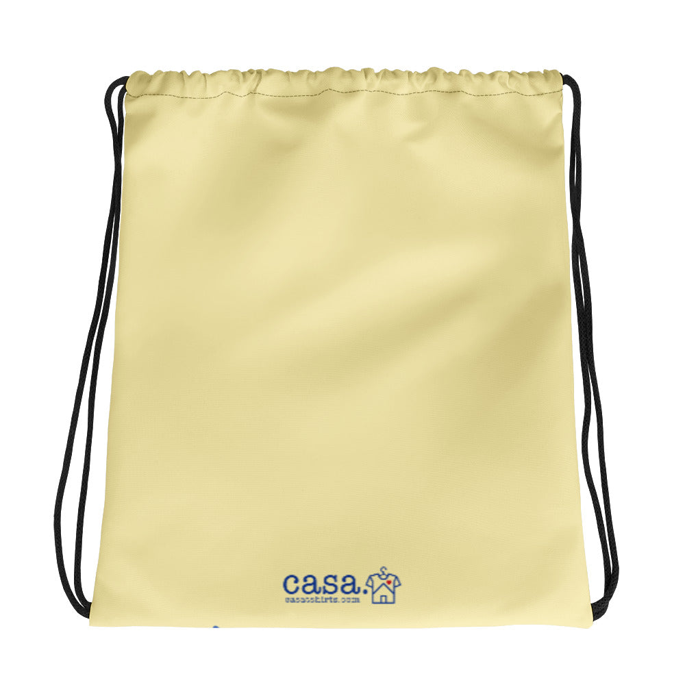 Paraguay Map Drawstring Bag