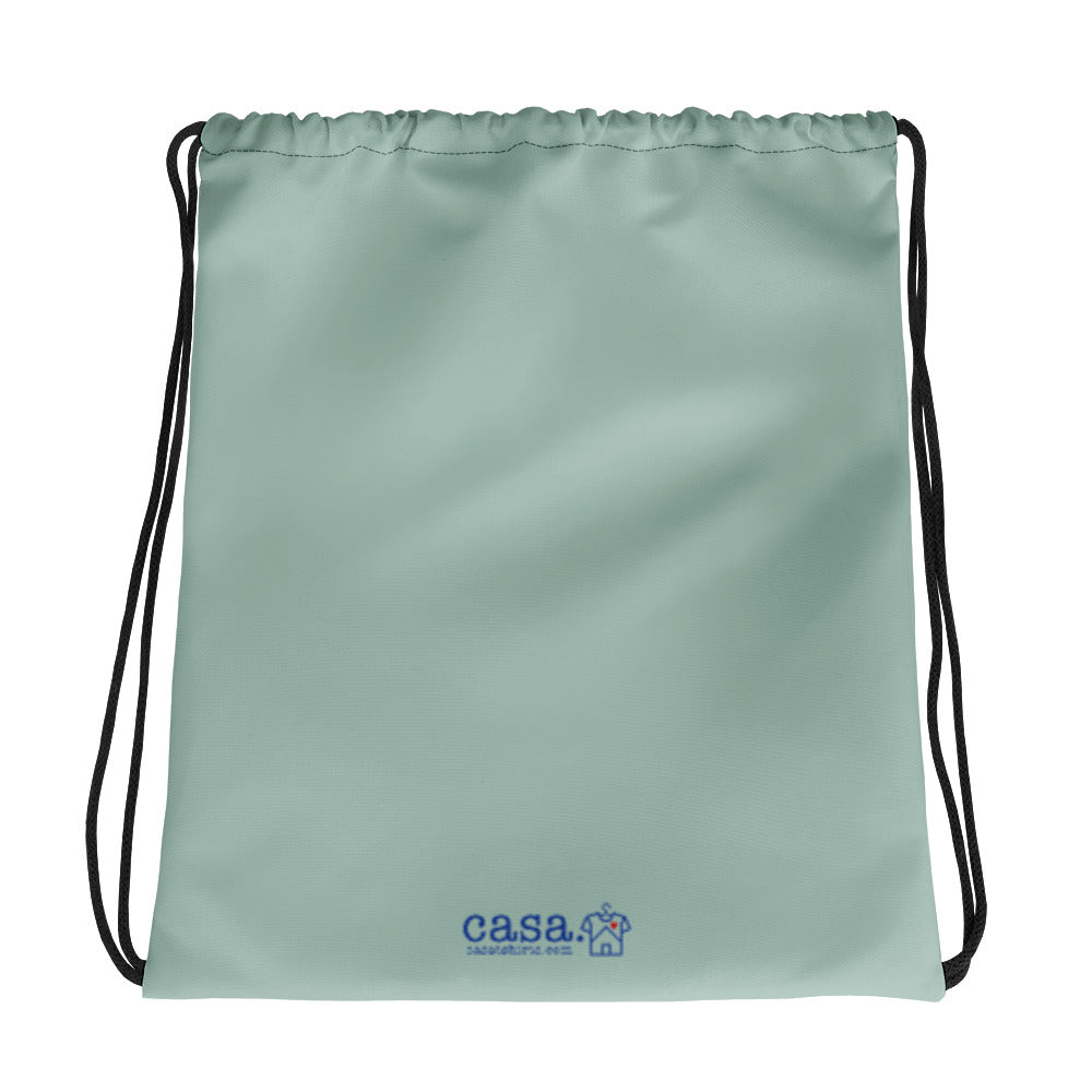 Uruguay Map Drawstring Bag