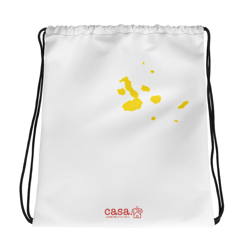 Ecuador Map Drawstring Bag