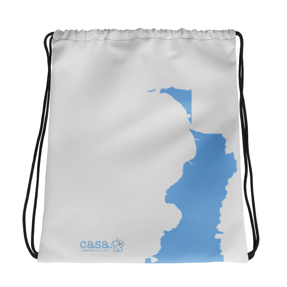Argentina Map Drawstring Bag