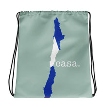 Load image into Gallery viewer, Chile Map Drawstring Bag
