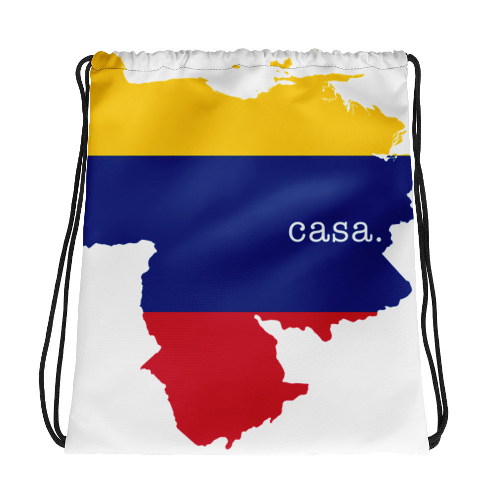 Venezuela Map Drawstring Bag