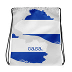 El Salvador Map Drawstring Bag
