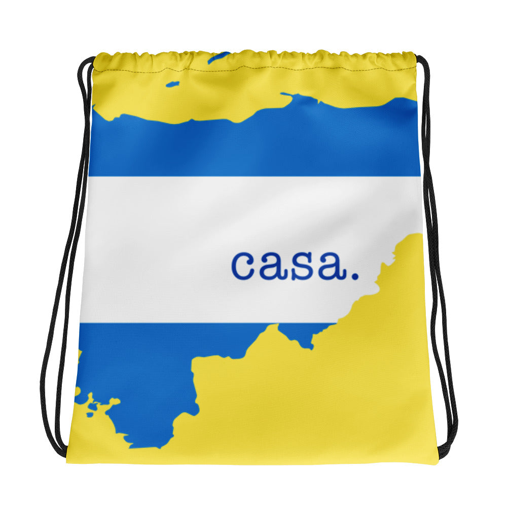 Honduras Map Drawstring Bag