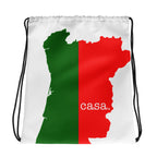 Portugal Map Drawstring Bag