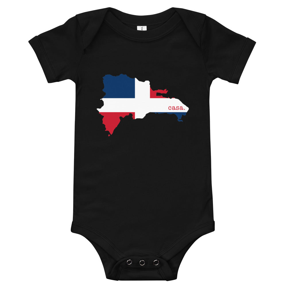 Dominican Republic Baby short sleeve one piece