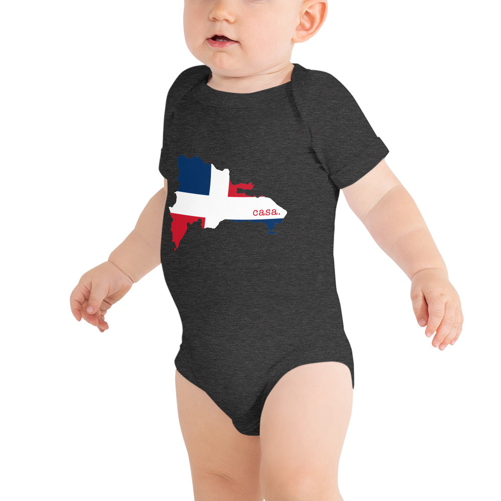 Dominican Republic Baby short sleeve one piece