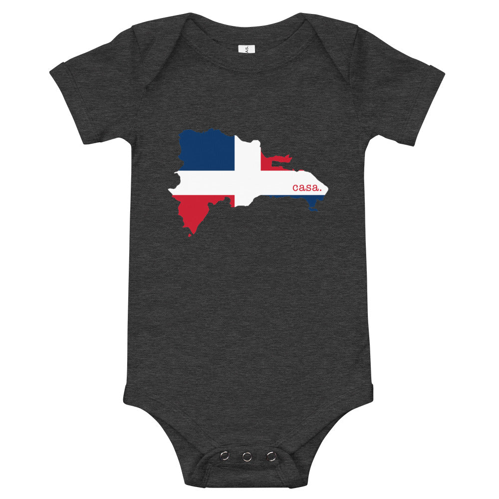 Dominican Republic Baby short sleeve one piece