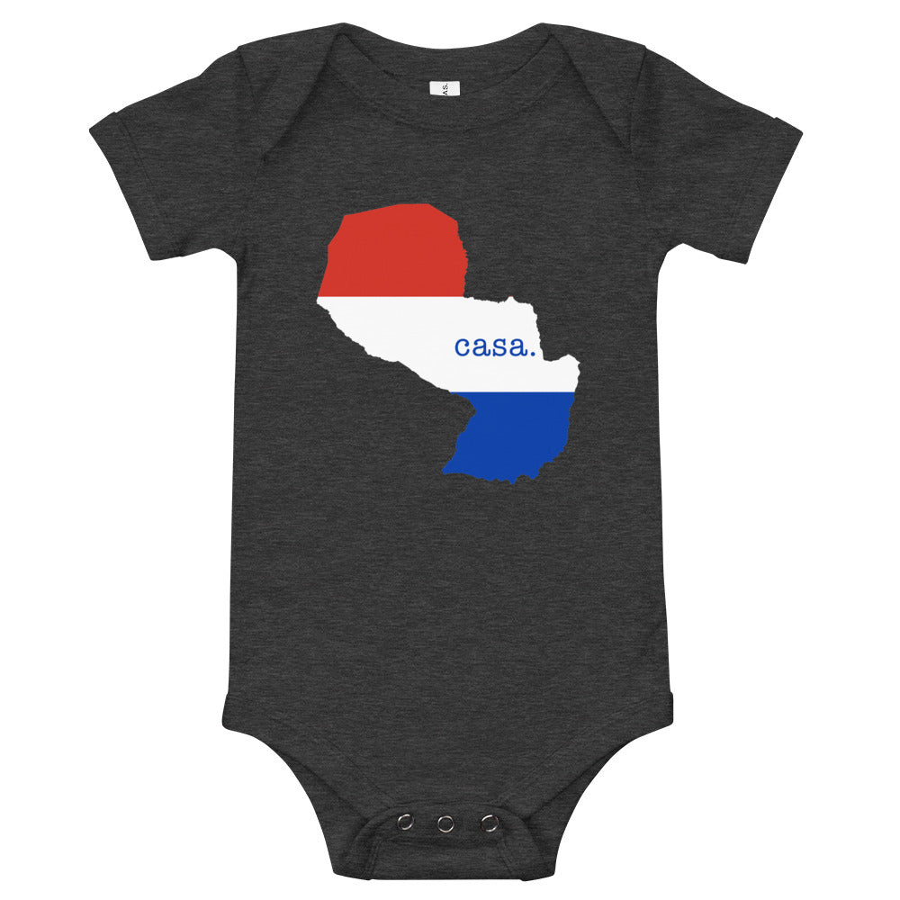 Paraguay Baby short sleeve one piece