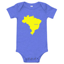 Load image into Gallery viewer, Brazil Baby short sleeve one piece
