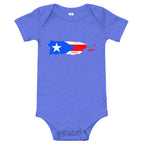 Puerto Rico Baby short sleeve one piece