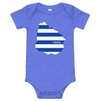 Uruguay Baby short sleeve one piece
