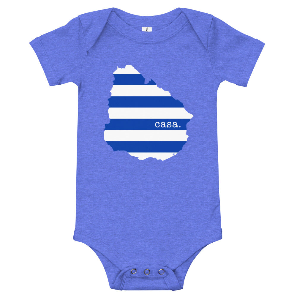 Uruguay Baby short sleeve one piece