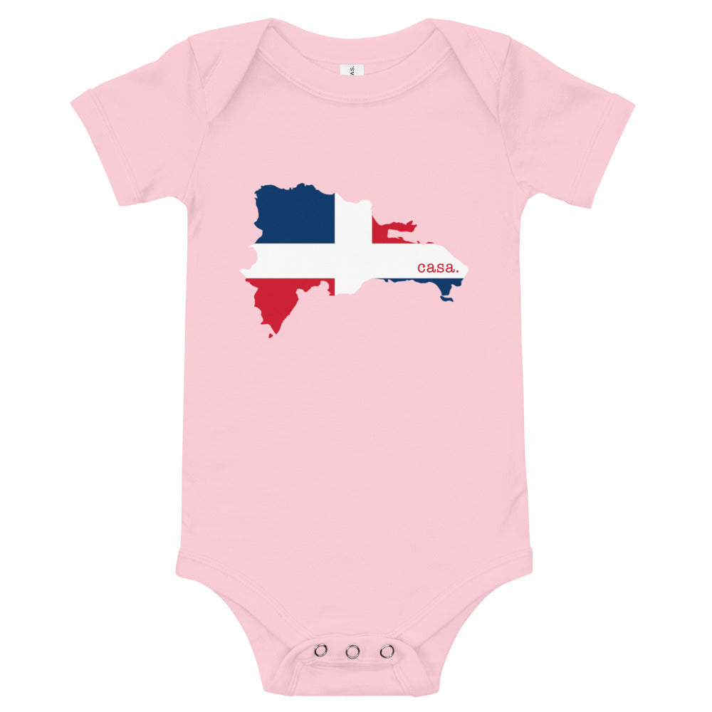 Dominican Republic Baby short sleeve one piece