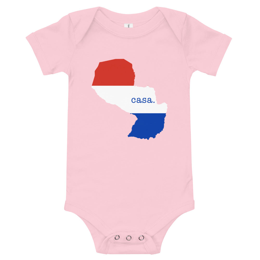 Paraguay Baby short sleeve one piece