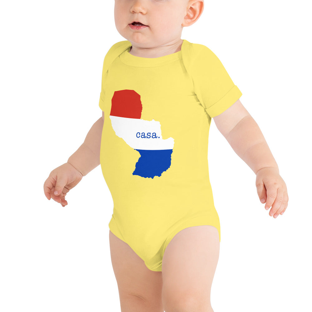 Paraguay Baby short sleeve one piece