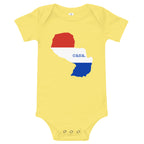 Paraguay Baby short sleeve one piece