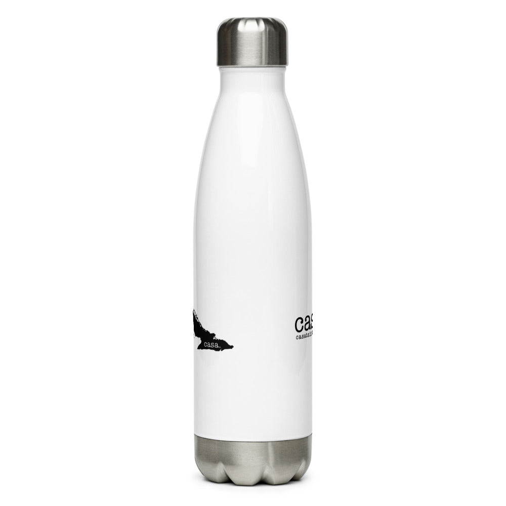 Cuba Casa Stainless Steel Water Bottle