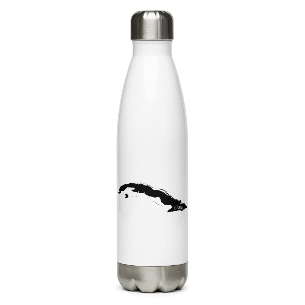 Cuba Casa Stainless Steel Water Bottle