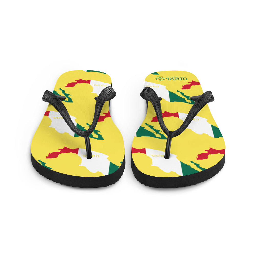 Mexico Map Flip-Flops