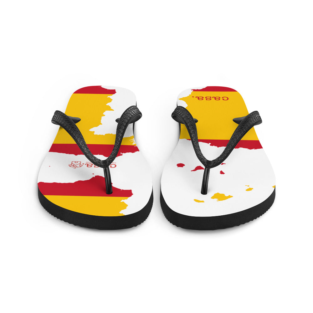 Spain Map Flip-Flops