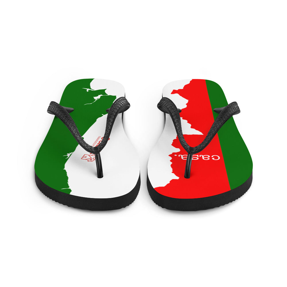 Portugal Map Flip-Flops