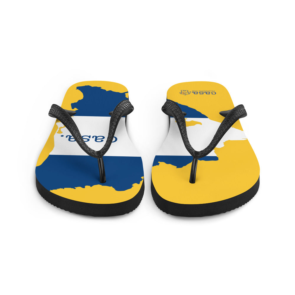 Nicaragua Map Flip-Flops