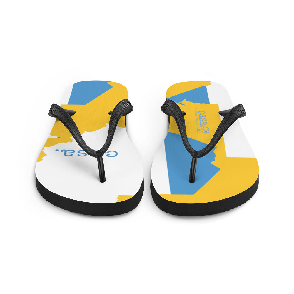 Guatemala Map Flip-Flops