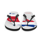 Costa Rica Map Flip-Flops