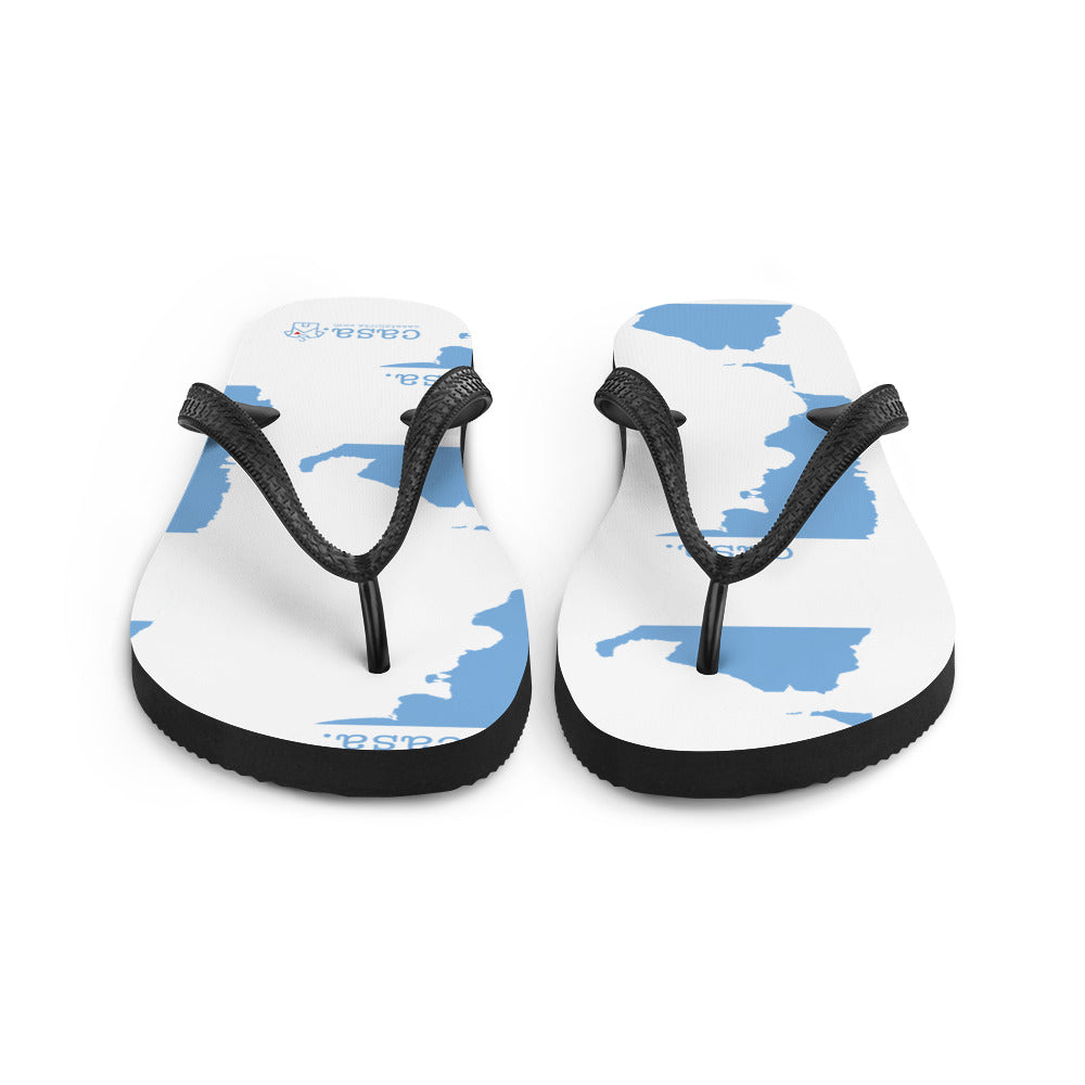 Argentina Map Flip-Flops