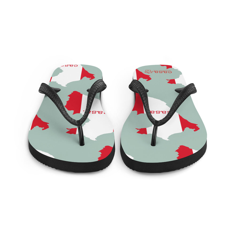 Peru Map Flip-Flops