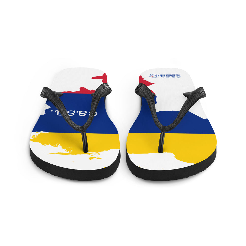 Venezuela Map Flip-Flops