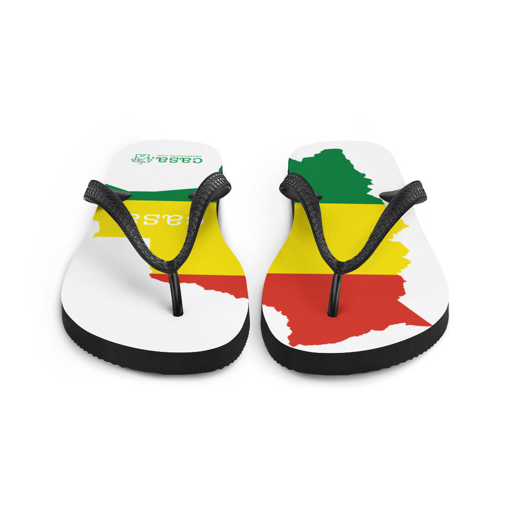 Bolivia Map Flip-Flops