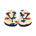 Paraguay Map Flip-Flops