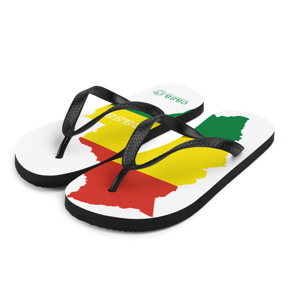 Bolivia Map Flip-Flops