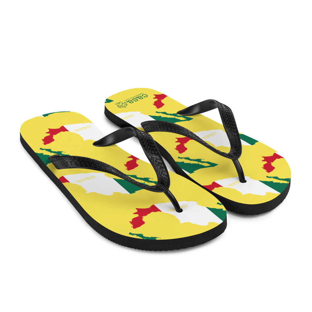 Mexico Map Flip-Flops