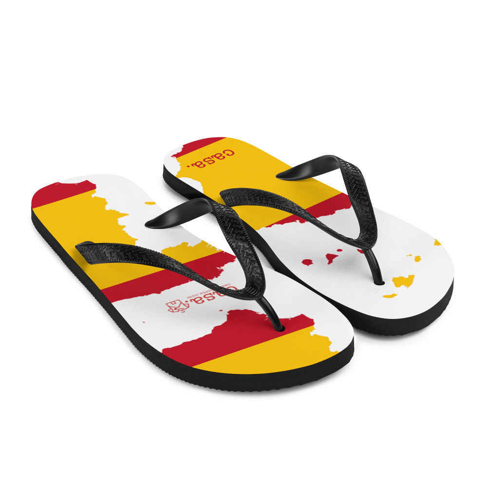 Spain Map Flip-Flops
