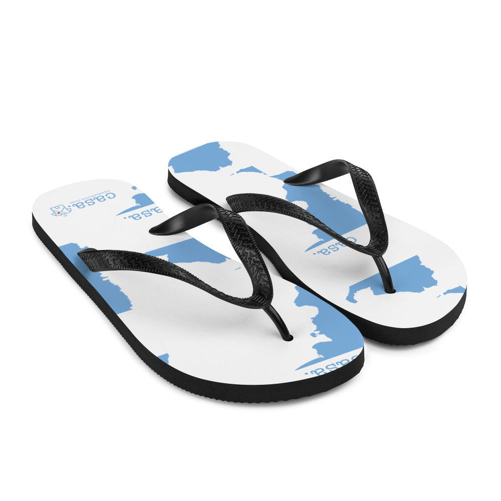 Argentina Map Flip-Flops