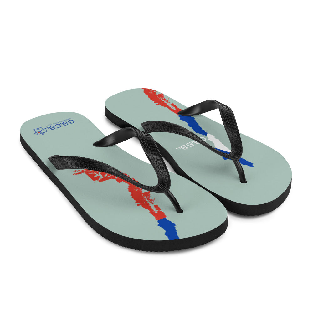 Chile Map Flip-Flops