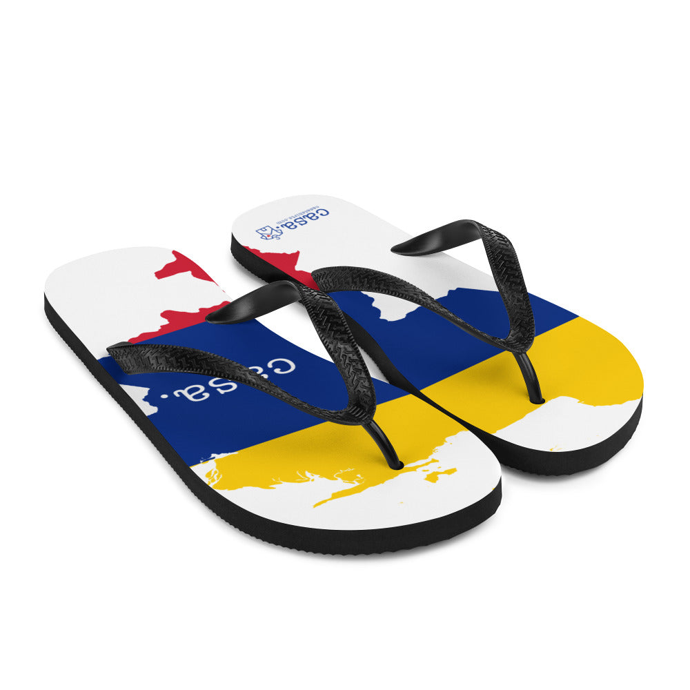 Venezuela Map Flip-Flops