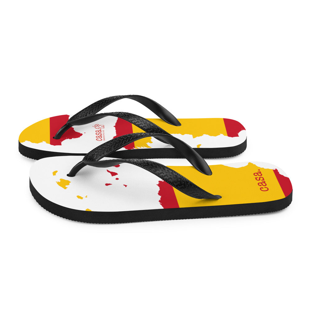Spain Map Flip-Flops