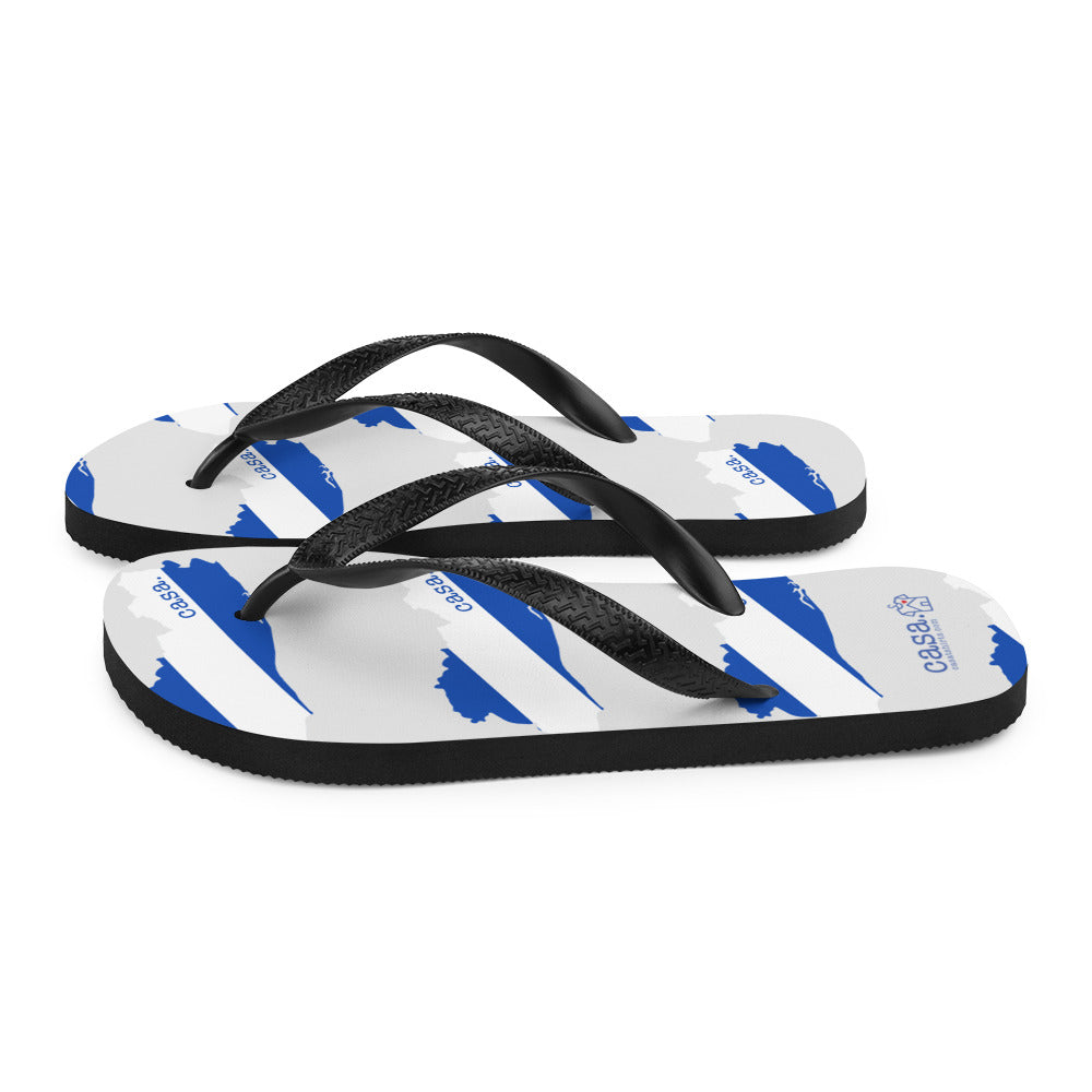 El Salvador Map Flip-Flops