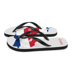 Costa Rica Map Flip-Flops