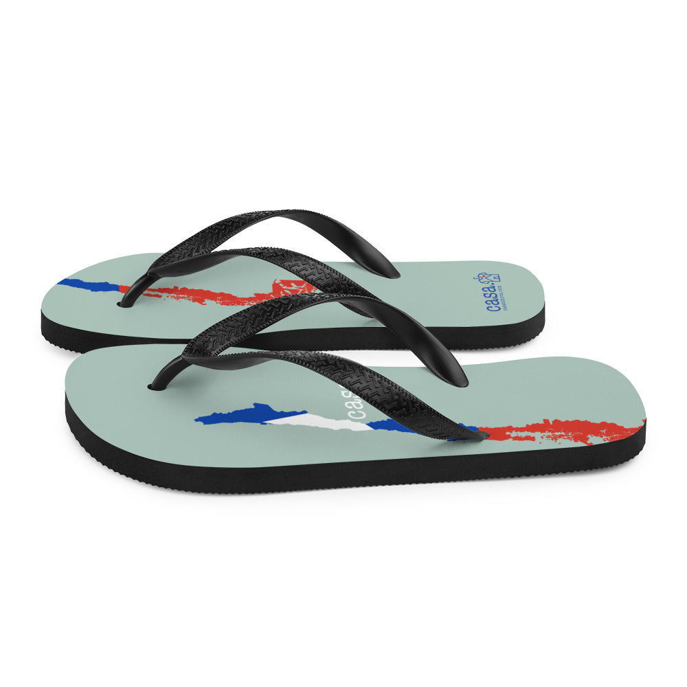 Chile Map Flip-Flops