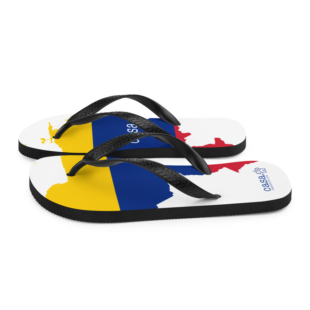 Venezuela Map Flip-Flops