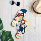 Dominican Republic Map Flip-Flops