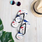 Cuba Map Flip-Flops