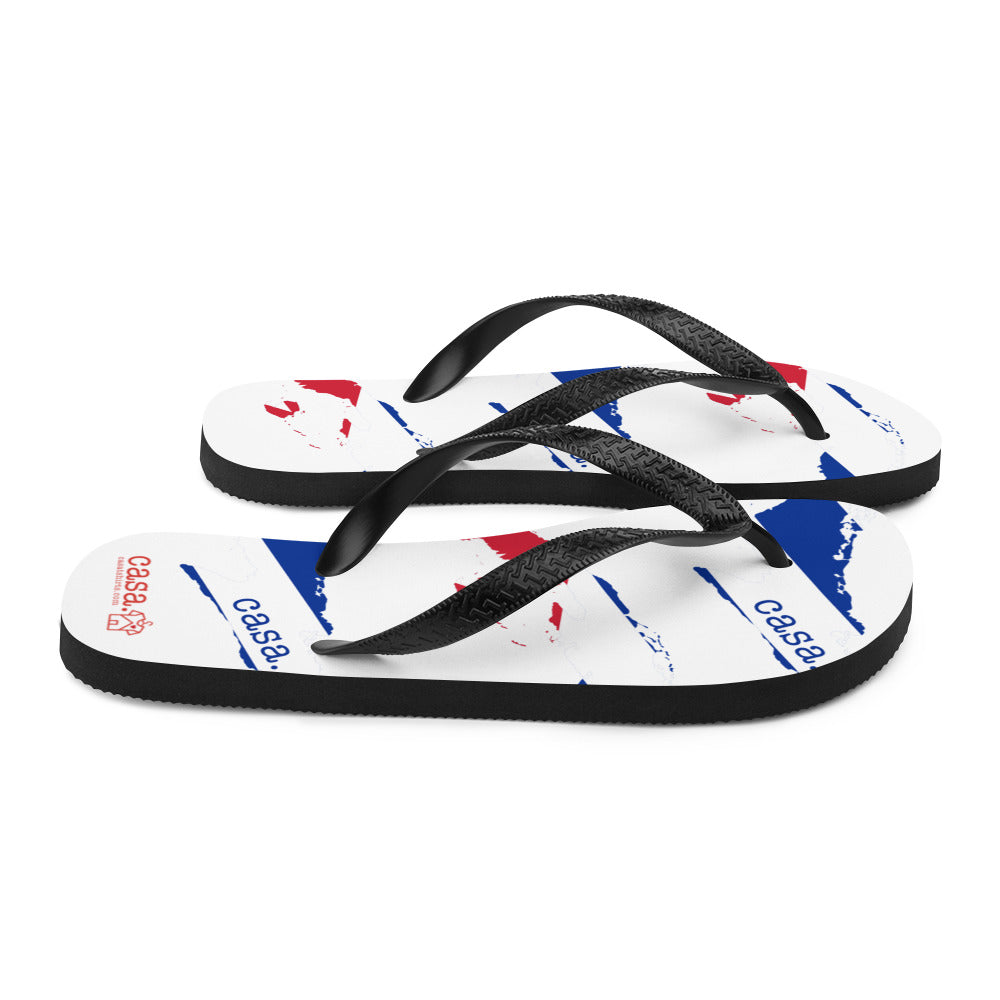 Cuba Map Flip-Flops