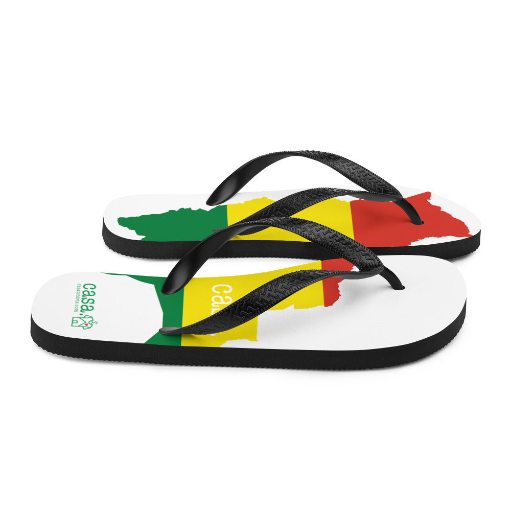 Bolivia Map Flip-Flops